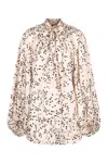 Zimmermann Illuminate Billow Blouse In Panna