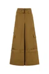 Zimmermann High-waisted Brown Wide-leg Trousers In Brown