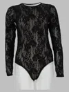 Zimmermann Lace-panelled Long-sleeve Bodysuit In Black