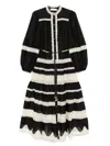 Zimmermann Rhiannon Billow Maxi Dress In Black