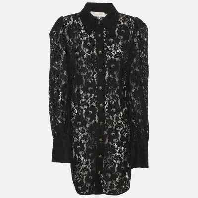 Zimmermann Black Lace Long Sleeve Shirt