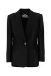 Zimmermann Black Wool Blend Hypnotic Blazer In Multi
