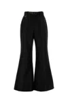 Zimmermann Hypnotic Flare Trousers With Removable Belt In Black