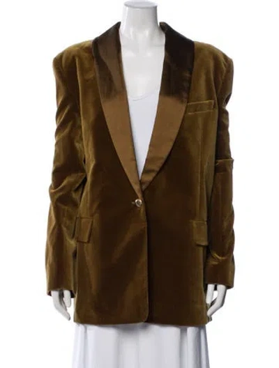 Pre-owned Zimmermann Blazer In Brown