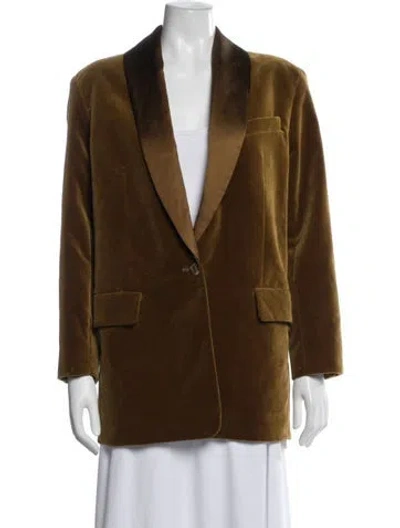 Pre-owned Zimmermann Blazer In Brown