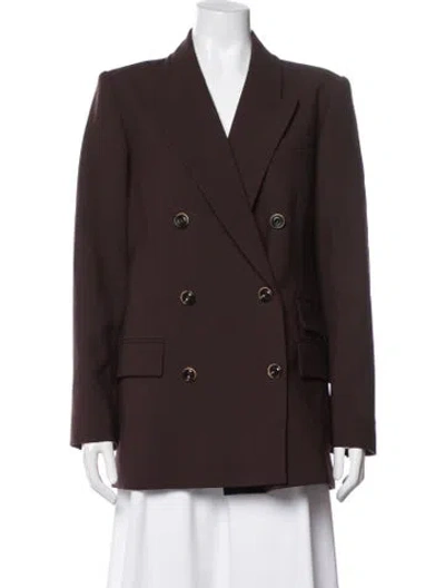 Pre-owned Zimmermann Blazer In Brown