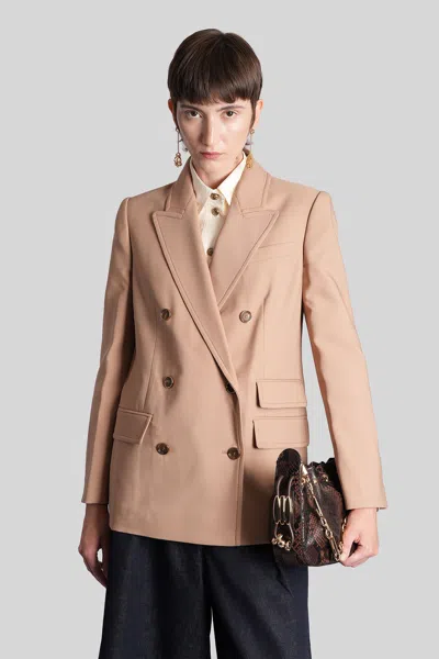 Zimmermann Blazer In Camel Wool In Brown