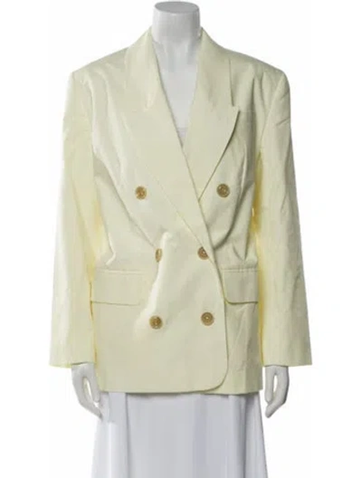Pre-owned Zimmermann Blazer In Yellow