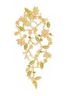 ZIMMERMANN BLOOM 12KT GOLD-PLATED SINGLE DROP EARRING