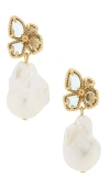 Zimmermann Bloom Earrings In White