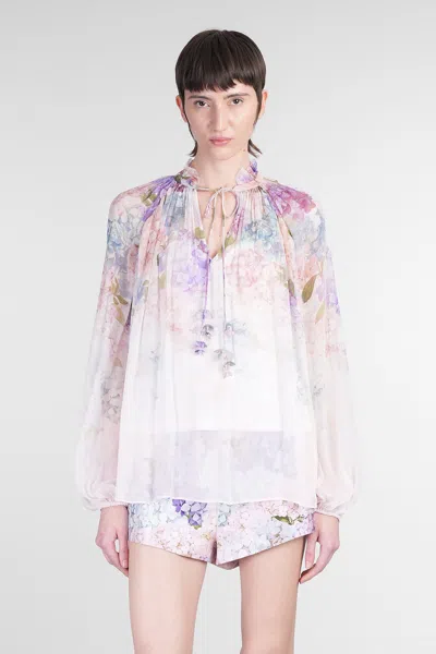 ZIMMERMANN BLOUSE IN MULTICOLOR VISCOSE