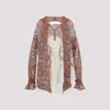 Zimmermann Flowing Blouse With Billowy Sleeves In Multi