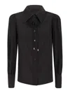 Zimmermann Blouson Shirt In Black In Black