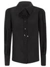Zimmermann Blouson Shirt In Black In Blk Black