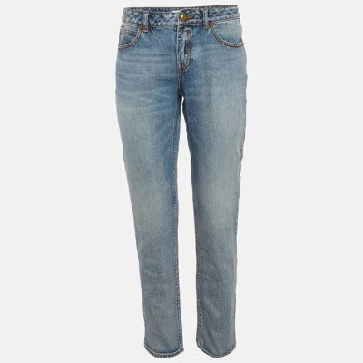 Pre-owned Zimmermann Blue Faded Denim Skinny Jeans M/waist 29"