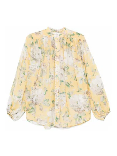 ZIMMERMANN ACACIA SCALLOP BLOUSE