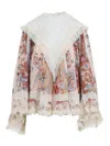 Zimmermann Awaken Lace-trimmed Blouse In Multi
