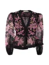 Zimmermann Blusa Dawning In Black