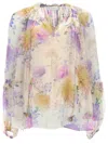 Zimmermann Luna Blouse In Multi