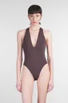 Zimmermann Body In Brown Viscose In Brown