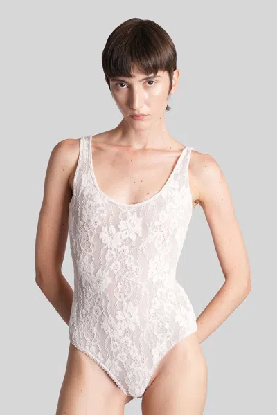 Zimmermann Body In Rose-pink Polyamide