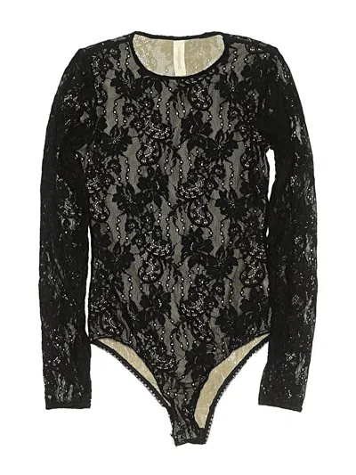 Pre-owned Zimmermann Bodysuit In Black