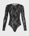 Zimmermann Bodysuit Lace Svart