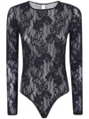 Zimmermann Lace-panelled Long-sleeve Bodysuit In Black