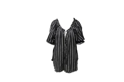 Zimmermann Bohemian Off-shoulder Mini Dress In Multicolor Cotton