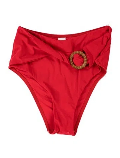 Pre-owned Zimmermann Bottoms In Red