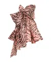 Zimmermann Women's Matchmaker Silk Mini Dress In Multicolor