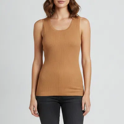 Pre-owned Zimmermann Brown Rib Knit Tank Top S