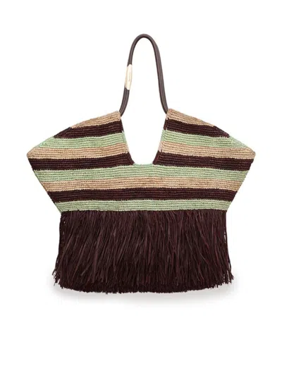 Zimmermann Brtr Shoulder Bag In Brown