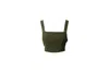 Zimmermann Buckle Tank Bodice In Green Polyester In Green