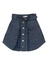 Zimmermann Skirt In Blue Denim In Blue