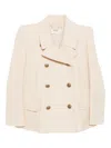 Zimmermann Buttone-up Coat In Gold