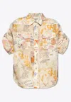 Zimmermann Buttoned Printed Shirt In Multicolor