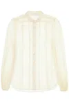 Zimmermann Ottie Embroidered Blouse In Cream