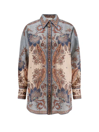 Zimmermann Camicia In Seta Ascension Manstyle
