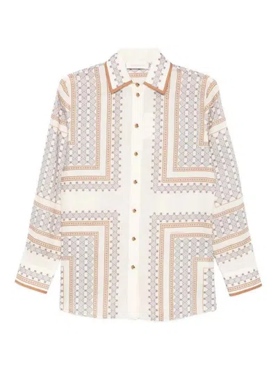 Zimmermann Shirt Woman Color Beige In Multi