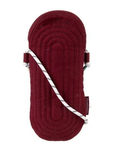 Pre-owned Zimmermann Canvas Crossbody Bag In Red