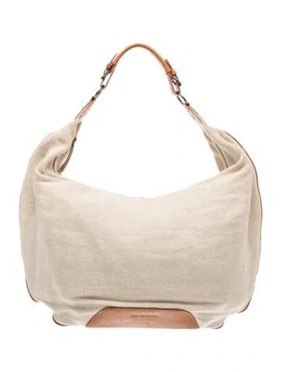 Pre-owned Zimmermann Canvas Hobo In Neutrals
