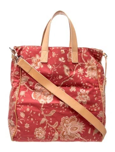 Pre-owned Zimmermann Canvas Tote In Orange