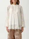Zimmermann Ascension Lace Detail Tunic In White