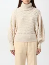 Zimmermann Beige Illustration Textured Sweater In Beige