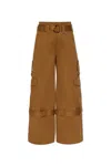 Zimmermann Illuminate Cargo Pant In Khaki In Green