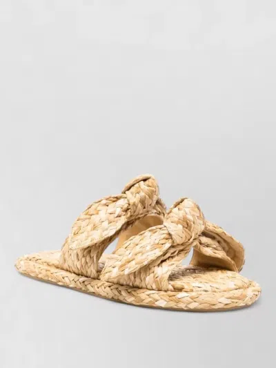 ZIMMERMANN CAROUSEL FLAT SANDALS OPEN TOE BRAID