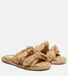 Zimmermann Carousel Flat Sandals Open Toe Braid In Neutral