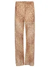 Zimmermann Cascadian Animal Print Wide-leg Pant In Brown