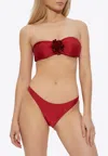 Zimmermann Cascadian Bikini Bottom In Red